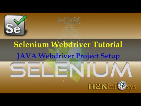 Selenium Webdriver Tutorial Eclipse Java Webdriver Project Setup