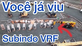 Como içar condensadora de VRF no Canadá 🇨🇦