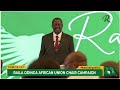 THE INCOMING AU CHAIR HE. RAILA AMOLO ODINGA IN ETHIOPIA