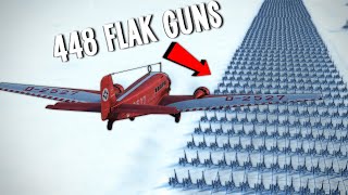 I filled an entire runway with flak guns and tried to land on it | IL-2 Sturmovik Crashes