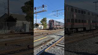 Horn action from northbound Caltrain at College Park!