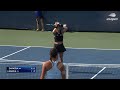 renata zarazua vs. caroline garcia highlights 2024 us open round 1