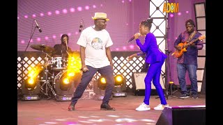 Ahosepe Xtra: Nsoromma’s Grace Adom Sarkodie performs song; jams with Highlife legend Samuel Owusu