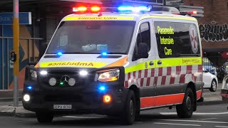 NSW Ambulance - Intensive Care Car 805 Responding