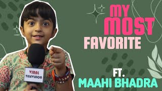 My Most Favourite Things Ft.Maahi Bhadra Aka Gudiya | Funniest \u0026 Smartest Answer| Gudiya Rani