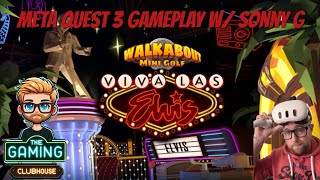 Walkabout Mini Golf - Viva Las Elvis DLC Course - All Putt Up - Meta Quest 3 Gameplay w/ Sonny G