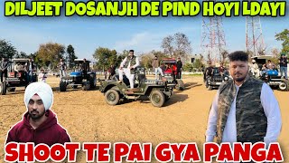 Diljit Dosanjh De Pind Shooting Te Hoyi Ldaayi || Arvi Shergill || Gurvi Shergill || 0300 Ale