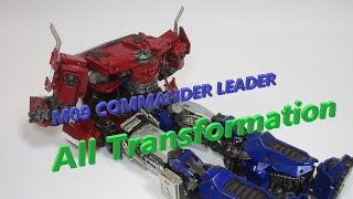 【TF非正規玩具レビュー】 海外の変形玩具  往復変形 METAL DITION M09  COMMANDER LEADER（Part 2）, aka Optimus Prime