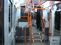 travelling on a tatra k2 tramcar with added low floor middle part 2009