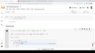6 Prime Number finding in Python | #nestedloop