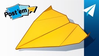 Easy Sticky Note Paper Airplane — How to Fold Maestro | Mini Paper Airplane