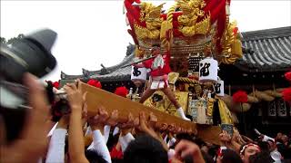 平成29年曽根天満宮秋祭り10月13日　東之町屋台