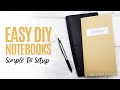 EASY DIY Traveler's Notebook Inserts or Refills and Setup