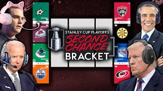 US Presidents Make Their 2024 NHL SECOND CHANCE Stanley Cup Playoffs Bracket Challenge