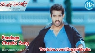 Pandaga Chesko Song - Ramayya Vasthavayya Songs - Jr. NTR - Samantha - Shruti Haasan