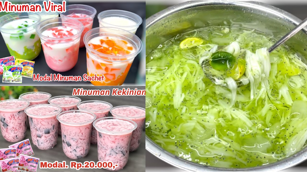 3 Resep Minuman Kekinian Modal Rp. 20.000 An‼️ Cocok Untuk Ide Jualan ...