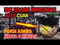 Usaha capucino cincau es rumput laut bang Jaiz || ide usaha minuman