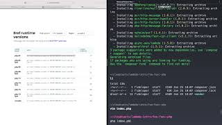Custom Lambda PHP Runtime with Layers