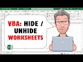 Excel VBA Hide/Unhide Worksheets