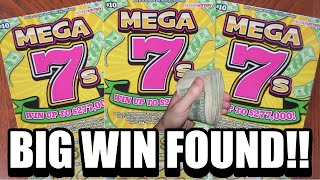 Bought 3 "Mega 7's" Lottery Tickets And Won Big!!