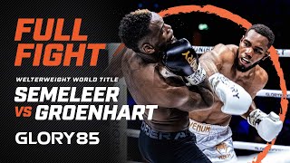 GLORY 85: Endy Semeleer vs. Murthel Groenhart (Welterweight Title Bout) -  Fight