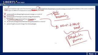 Sound can travel through water for enormous disntances | GMAT Sentence Correction