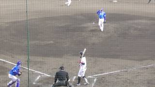 2017年3月9日 オープン戦 オリックス－ 横浜DeNA 進藤投手の投球  【Yokohama db専用動画複製・転用禁止】