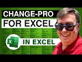 Excel - Change-Pro for Excel: Episode 1400