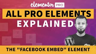 Facebook Embed Widget Tutorial | Elementor Pro Tutorial