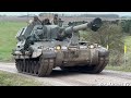 as90 british army’s big gun on the move