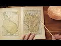 asmr exploring 1925 wisconsin in a vintage atlas us states series