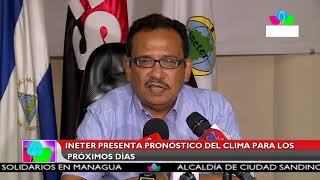 Multinoticias | INETER presenta pronostico del clima para los próximos días