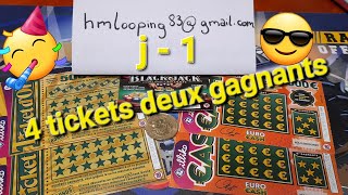 grattage FDJ tickets d'or vs cash