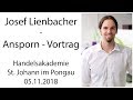 Josef Lienbacher - Ansporn - Vortrag - Handelsakademie St. Johann im Pongau - 05.11.2018