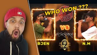 BATTLE BETWEEN BROTHERS !!! #reaction RawBarz Rinc Battle - BJen VS N M