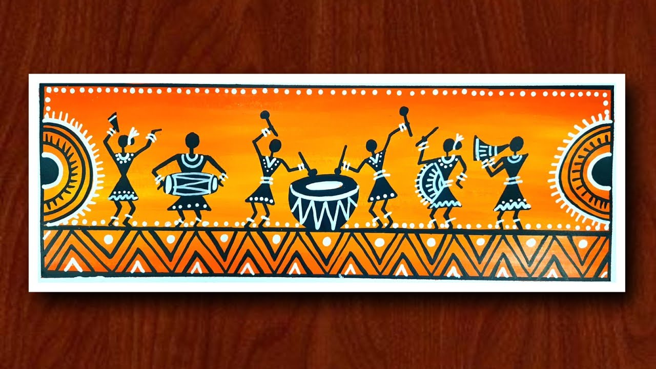 Warli Painting Easy And Simple Designs Infoupdate Org