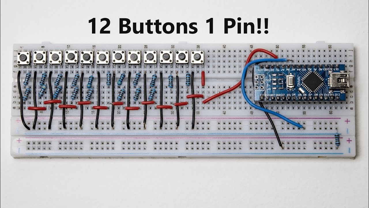 How Connect Multiple Switches To One Pin, Arduino? - YouTube