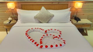 Romantic bedroom decorating ideas || towels art || AR LOVE