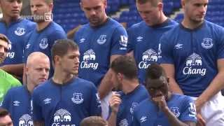 Behind the scenes at Everton's team photo call 2014/15