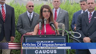 Colorado Rep. Lauren Boebert Introduces Articles Of Impeachment Against President Biden \u0026 Vice P