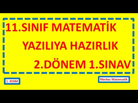 11 SINIF 2 DÖNEM 1 YAZILISI 1 KISIM - YouTube