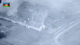 The Karabakh war. Azerbaijani army destroys new ammunition depot near Stepanakert / Hankəndi