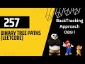 Binary Tree Paths || LeetCode || 257 || BackTracking