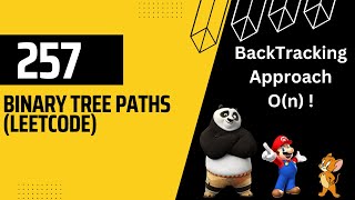 Binary Tree Paths || LeetCode || 257 || BackTracking