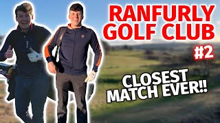 OUR CLOSEST MATCH YET!! | Ranfurly Castle Golf Club | Azzie vs Scott S2
