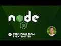 Node.js Tutorial - 22 - Extending from EventEmitter