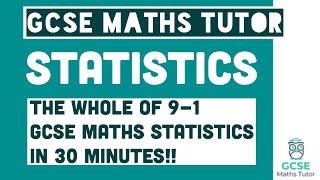 All of Statistics in 30 Minutes!! Foundation & Higher Grades 4-9 Maths Revision | GCSE Maths Tutor