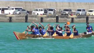 2016年　平敷屋ハーリー　準決勝（奥武）