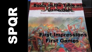 SPQR - First Impressions, First Games