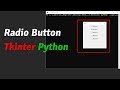 Python tutorial: RadioButton in Tkinter Python in (2019)